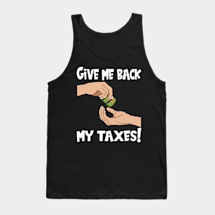 Tax Season Tax Day Tank Top